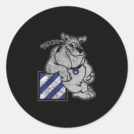 マルーダー第3歩兵師団ロッキー闘牛場 ラウンドシール (正面)