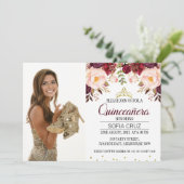 マルーモダンンフローラフォトキンセアニェラ 招待状 (スタンド正面)