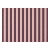 マルーンとピンクのストライプ テーブルクロス (正面(横))
