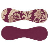 マルーンとベージュのヴィンテージパターン ソフトボール (パネル)