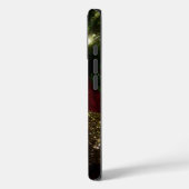 マルーンと金ゴールドクリスマスツリーIホリデーフォト Case-Mate iPhoneケース (裏面 / 左)