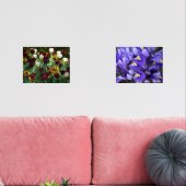 マルーンと黄色のチューリップカラフルフローラ (リビング)