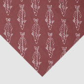 マルーンに柔らかいピンクの魚を釣る東学派 薄葉紙 (詳細)