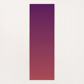 マルーンのグラデーション色 ヨガマット (裏面)