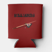 マルーンのビリヤード台 缶クーラー (正面)