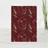 マルーンのフローラ・ドードルの家族写真 シーズンカード (裏面)