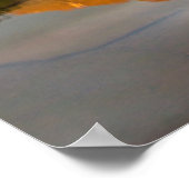 マルーンの鐘が穏やかなマルーン湖に反射3 ポスター (角)