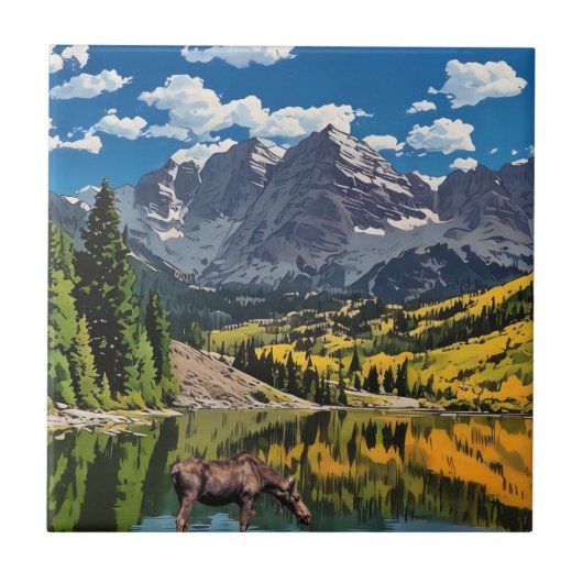 マルーンの鐘 タイル (正面)