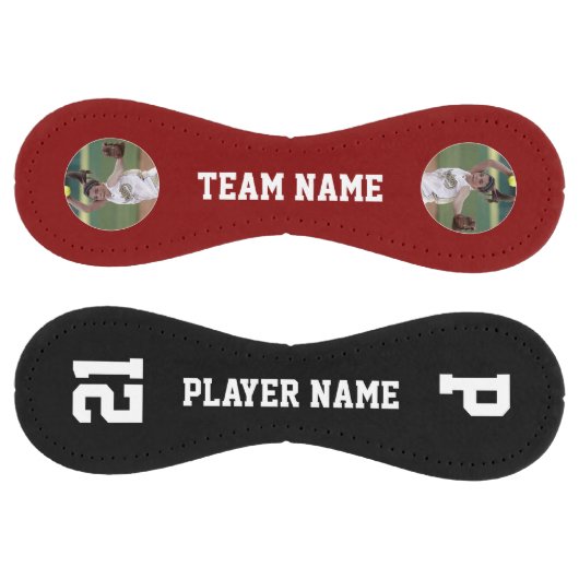 マルーンカスタムのソフトボール選手の写真名番号 ソフトボール (パネル)