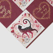 マルーンキャット – ラッピング紙 薄葉紙 (詳細)