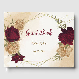 マルーングリーンベージュ金ゴールド植物学 ゲストブック