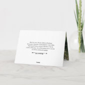 マルーングレーの角度をつけた8枚の写真の卒業招待状 招待状 (裏面)