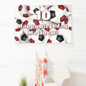 マルーンサッカーボーイズ女子誕生祝い 横断幕 (インサイチュ)