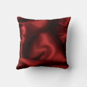 マルーンサテンシルクデザイン装飾用クッション クッション (裏面)