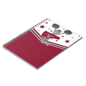 マルーンシルバースターズ応援応援リーディング ノートブック (左側)