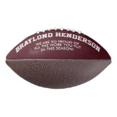 マルーンジャージーパーソナライズされた選手サッカー アメリカンフットボール (回転90)