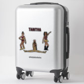 マルーンタイガーダンサー#1 シール (スーツケース)