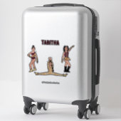 マルーンタイガーダンサー#2 シール (スーツケース)