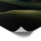 マルーンチューリップフラワーズアートプリントポスター ポスター (角)