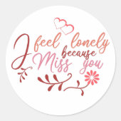 マルーンピ恋しく思ンクiユー引用文ことわざ ラウンドシール (正面)