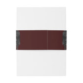 マルーンブラックグレーバラゴシック結婚ズ 招待状ベリーバンド (裏面例)