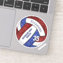 マルーンブルーガーリーバレーボールチームカラー