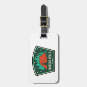 マルーンベルズウィルダネスキャンプ ラゲッジタグ (正面縦)