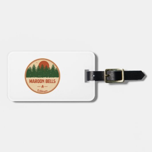 マルーンベルズウィルダネス ラゲッジタグ (正面横)