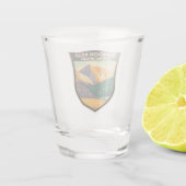 マルーンベルズエルクマウンテンズコロラドヴィンテージ ショットグラス (裏面)