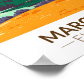 マルーンベルズエルクマウンテンズコロラドヴィンテージ ポスター (角)