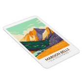 マルーンベルズエルクマウンテンズコロラドヴィンテージ マグネット (右側)