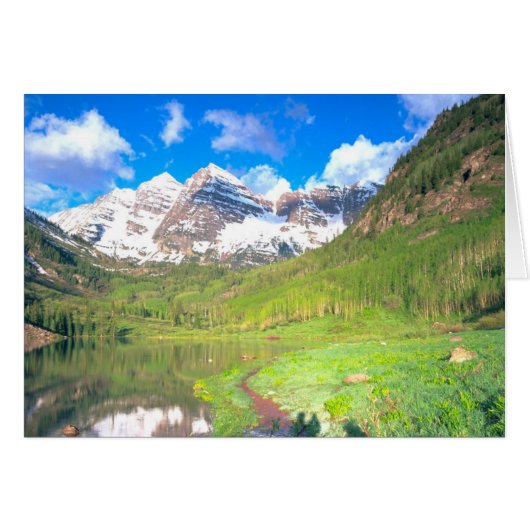 マルーンベルズコロラドサマグリーティングカード (正面横)