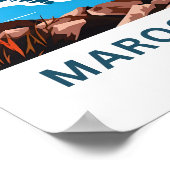 マルーンベルズコロラドトラベルプリント ポスター (角)