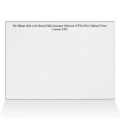 マルーンベルズコロラド秋グリーティングカード (内部横(上))