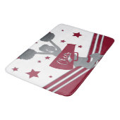 マルーンホワイトシルバースターズ応援応援リーディング バスマット (アングル)