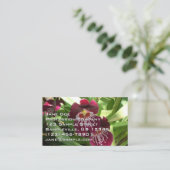 マルーンランIIエレガントフローラ 名刺 (スタンド正面)