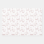 マルーンレッドシープイードムバラクの子供 ラッピングペーパーシート (正面2)