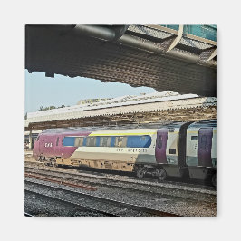 マルーン列車、橋の下 マグネット