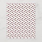 マルーン卒業キャップトススクラップブック紙 (裏面)