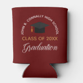 マルーン卒業パーティカスタムパーティー記念 缶クーラー (裏面)