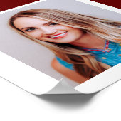 マルーン大学院フォトコラージュカスタム卒業 ポスター (角)