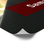 マルーン大学院モダン脚写真ポスター ポスター (角)