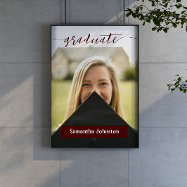 マルーン大学院モダン脚写真ポスター ポスター