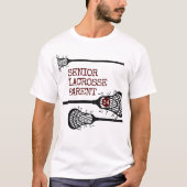 マルーン学年ラクロス親Tシャツ Tシャツ (正面)