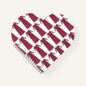 マルーン新郎新婦のギフト結婚のお母さん ノートブック (正面)