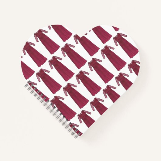 マルーン新郎新婦のギフト結婚のお母さん ノートブック (正面)