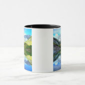 マルーン湖に反射するマルーンの鐘 マグカップ (中央)