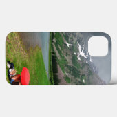 マルーン湖上空の嵐/ピークコロラド Case-Mate iPhoneケース (裏面 (横))