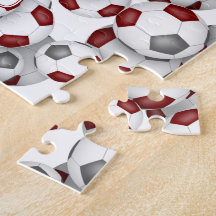 マルーン灰色のチームカラーガールズボーイズサッカー