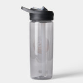 マルーン灰色のバスケットボールチームは男の子の女の子を色に ウォーターボトル (右面)